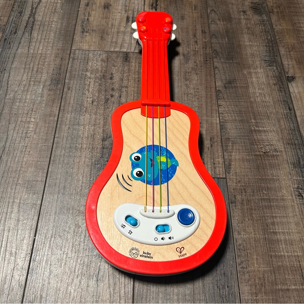 Hape Baby Einstein Guitar Educational Toy Musical Ukulele 17" Toddler Music Fun!